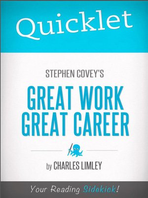cover image of Quicklet on Stephen Covey's Great Work, Great Career